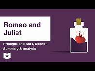 Video thumbnail for Romeo and Juliet by William Shakespeare | Prologue and Act 1, Scene 1 Summary & Analysis
