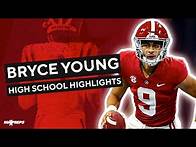 Video thumbnail for Alabama QB Bryce Young INSANE High School Highlights Mix! | MaxPreps