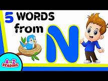 Video thumbnail for 5 Words From N | Words That Start With Letter N For Kids | N Words Vocabulary | Kids Learning Video