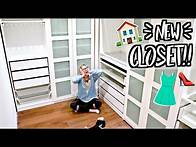 Video thumbnail for MY NEW CLOSET!!! IKEA PAX WARDROBE SYSTEM!!