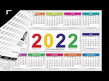 Video thumbnail for 2022 Calendar Free Download | 123FreeVectors