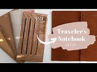 Video thumbnail for How to Set Up Your Traveler's Notebook | A Guide for Beginners