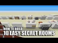 Video thumbnail for 10 Easy Ways To Build Secret Rooms In Minecraft