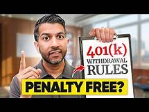 Video thumbnail for 401(k): How Do You ACTUALLY Use It & What Are The 401(k) Withdrawal Rules?