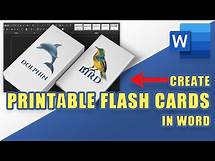 Video thumbnail for [TUTORIAL] Create 4x6 Printable FLASH CARDS in Word (Easily!)