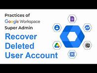 Video thumbnail for How to Recover Deleted User Account in Google Workspace | Google Admin Tips