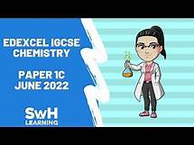 Video thumbnail for Edexcel IGCSE Chemistry Past Paper Walkthrough | 1C May/June 2022
