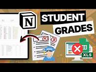 Video thumbnail for Build a Student Grades Tracker with Notion