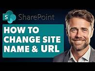 Video thumbnail for How to Change Sharepoint Site Name and URL (Full 2024 Guide)