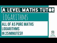 Video thumbnail for All of Logarithms in 25 Minutes!! | Chapter 14 (Part 1) | A Level Pure Maths