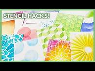 Video thumbnail for 20 Stencil Tips and Techniques You'll Want To Try ASAP