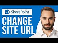 Video thumbnail for How to Change SharePoint Site URL (Change a Site Address on SharePoint)