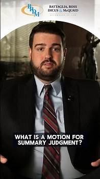 Video thumbnail for What is a Motion for Summary Judgment? 🧑🏿‍⚖️