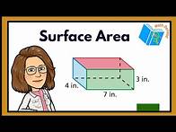 Video thumbnail for How To Find the Surface Area of Rectangular Prisms|Math Defined with Mrs. C