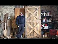 Video thumbnail for HOW TO BUILD RUSTIC PINE BARN DOORS - a simple, easy DIY project for the woodworking beginner!