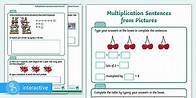 Video thumbnail for Interactive PDF: White Rose Maths Supporting Year 2: Spring Block 1 Multiplication and Division: Multiplication Sentences from Pictures
