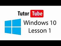 Video thumbnail for Windows 10 Tutorial - Lesson 1 - Introduction to Windows 10