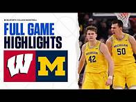 Video thumbnail for Big Ten Tournament Championship: Wisconsin vs. Michigan | FULL GAME HIGHLIGHTS