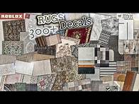 Video thumbnail for Decals Codes Rugs | Decals Ids | Bloxburg ROBLOX