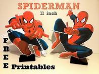 Video thumbnail for How to make Spiderman Birthday Party decorations with FREE printables