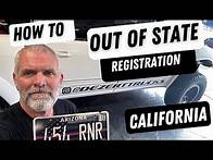 Video thumbnail for How to register an out of state vehicle in California, easy step by step instructions!