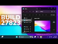 Video thumbnail for New Windows 11 Build 27823 – New File Explorer Improvements, New Settings and Fixes (Canary)