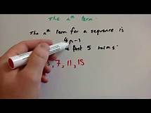 Video thumbnail for The nth Term - Corbettmaths
