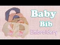 Video thumbnail for Embroidering Baby Bibs With Poolin Embroidery Machine | For Beginners