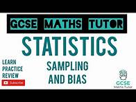 Video thumbnail for Sampling and Bias | Grade 5+ Series | GCSE Maths Tutor