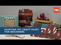 Video thumbnail for Painting 101: Craft Paint for Beginners | Hobby Lobby®