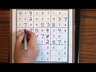 Video thumbnail for How to Solve Easy Sudoku Puzzles
