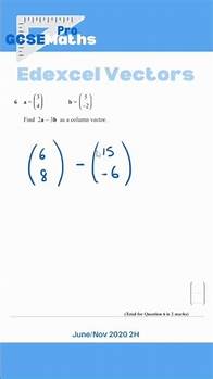 Video thumbnail for Most Common Edexcel Vectors Exam Questions #gcsemaths #maths #columnvectors #vectors #edexcel