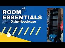 Video thumbnail for Room Essentials 5 Shelf Bookcase : How To Assemble
