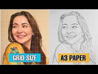 Video thumbnail for How to make Perfect Grids on A3 Size - Beginners guide for Realistic Drawings