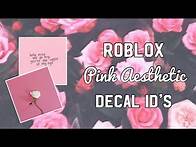 Video thumbnail for Roblox Pink Aesthetic Decal ID’s