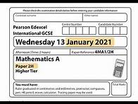 Video thumbnail for IGCSE Mathematics January 2021 - 4MA1/2H