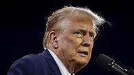 Video thumbnail for Hear Trump’s response when asked if he wants Biden to quit the race