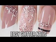 Video thumbnail for 5 EASY Glitter Nail Ideas | Part 4- Pink Glitter