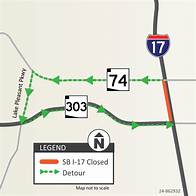 Video thumbnail for Southbound I-17 closed this weekend near SR 74 as ADOT completes project