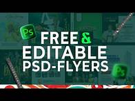 Video thumbnail for DOWNLOAD FREE EDITABLE PSD FLYERS 🚀🔥