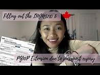 Video thumbnail for How to extend your PGWP due to Passport Expiry? and Filling out the IMM5710 | International Graduate