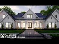 Video thumbnail for 3000 Sq Ft Modern Farmhouse Plan 51830HZ with 4 Bedrooms + Walkthrough Tour