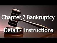 Video thumbnail for Chapter 7 Bankruptcy | Detail Step by Step Instructions.