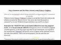 Video thumbnail for Stop a Summons - Avoid Court Efficiently (do your homework though)
