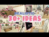 Video thumbnail for 30+ IDEAS to make your HOUSE more REALISTIC in Bloxburg! | ROBLOX
