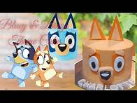 Video thumbnail for Bingo Bluey Theme Cake Decoration | Disney Cake Tutorial | How To