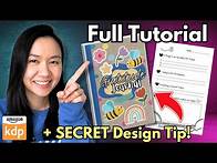 Video thumbnail for How to Publish a Hardcover Journal on Amazon KDP | Step-by-Step Guide + Exclusive Design Tip!