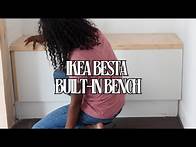 Video thumbnail for Ikea Besta: Built-in Bench