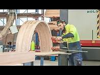 Video thumbnail for Curved Hardwood Door Frame in the Making!