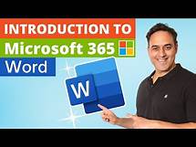 Video thumbnail for Introduction to Microsoft Word 365 Tutorial - Beginners Guide 2023